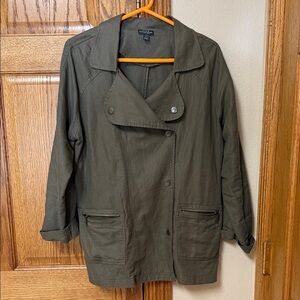 Dark Olive Utility Jacket